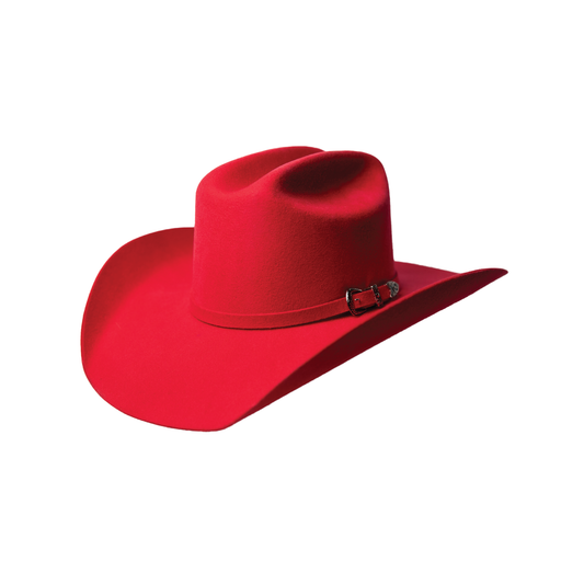 red cowboy hat